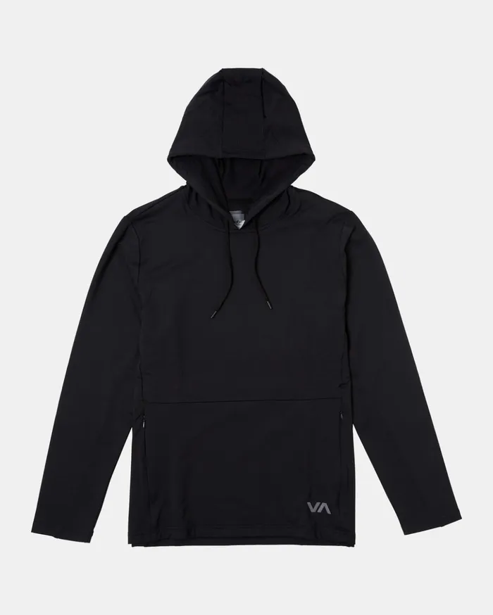 RVCA Hoodies Sweatshirts Trainer Hoodie Black 8211 Men