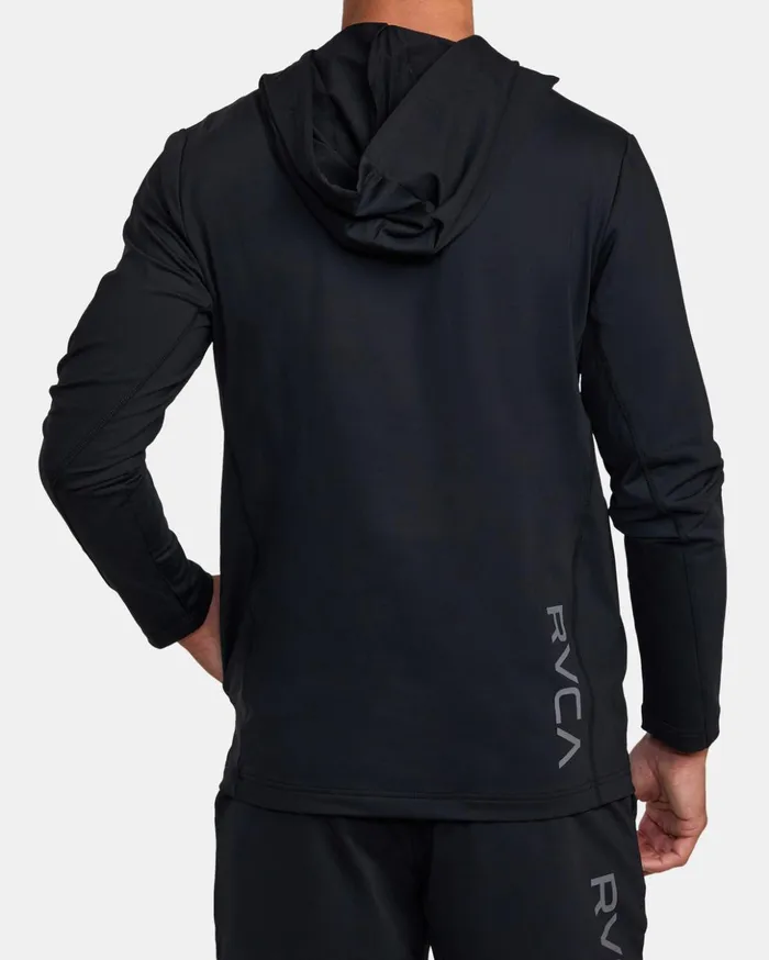 RVCA Hoodies Sweatshirts Trainer Hoodie Black 8211 Men