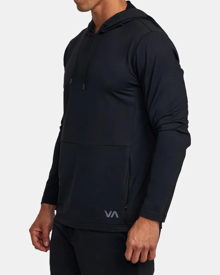 RVCA Hoodies Sweatshirts Trainer Hoodie Black 8211 Men