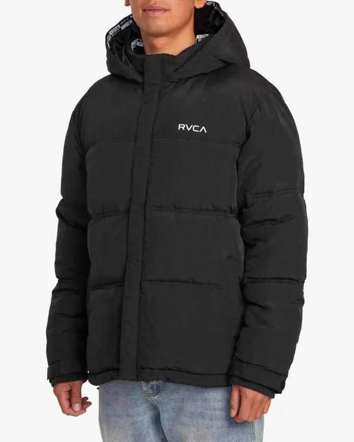 RVCA Jackets Balance Puffer Jacket Rvca Black 8211 Men