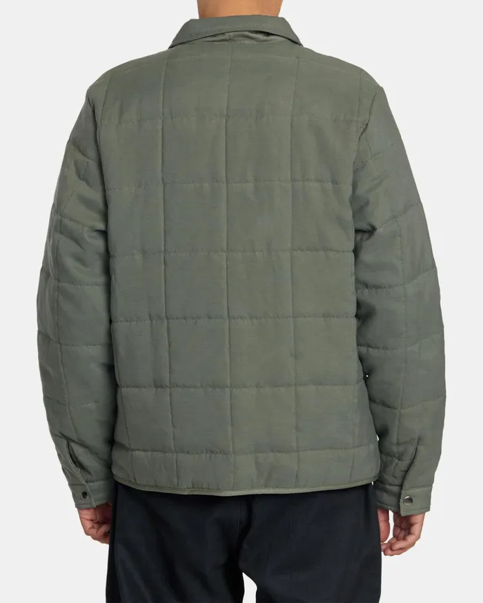 RVCA Jackets Surplus Puffer Jacket Olive 8211 Men