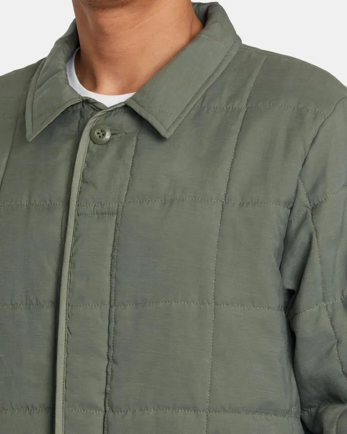 RVCA Jackets Surplus Puffer Jacket Olive 8211 Men