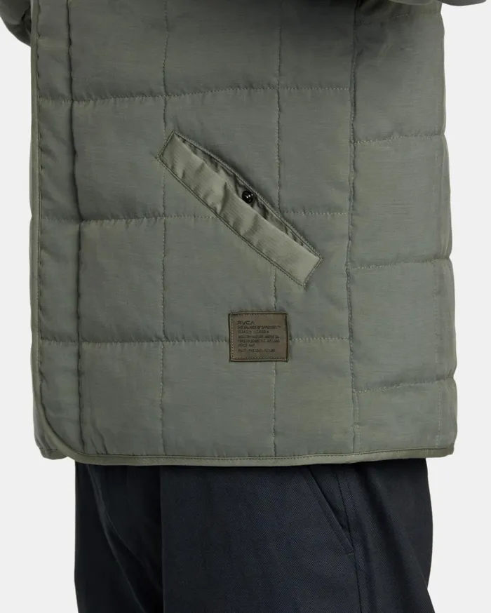 RVCA Jackets Surplus Puffer Jacket Olive 8211 Men