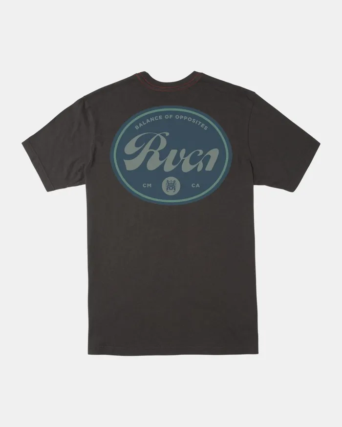 RVCA Long Sleeves Pils Long Sleeve TShirt Pirate Black 8211 Men