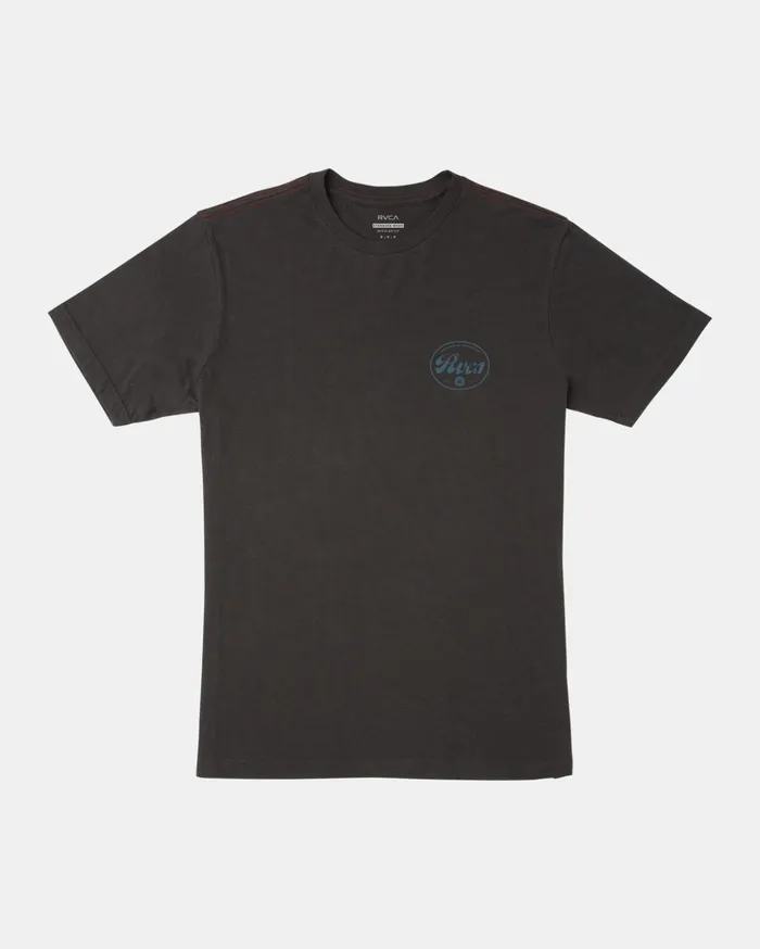 RVCA Long Sleeves Pils Long Sleeve TShirt Pirate Black 8211 Men