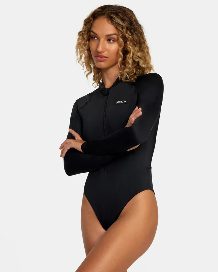 RVCA One Pieces VA Sport Essential OnePiece Swimsuit Black 8211 Women