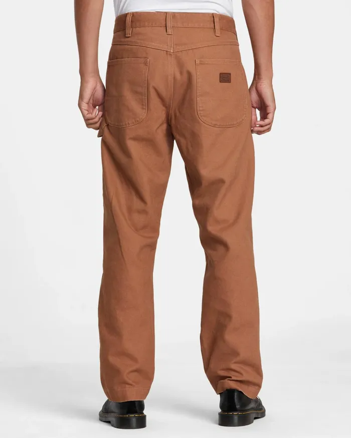 RVCA Pants CHAINMAIL RELAXED FIT PANT Rawhide 8211 Men