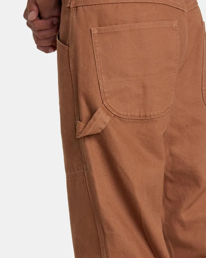 RVCA Pants CHAINMAIL RELAXED FIT PANT Rawhide 8211 Men