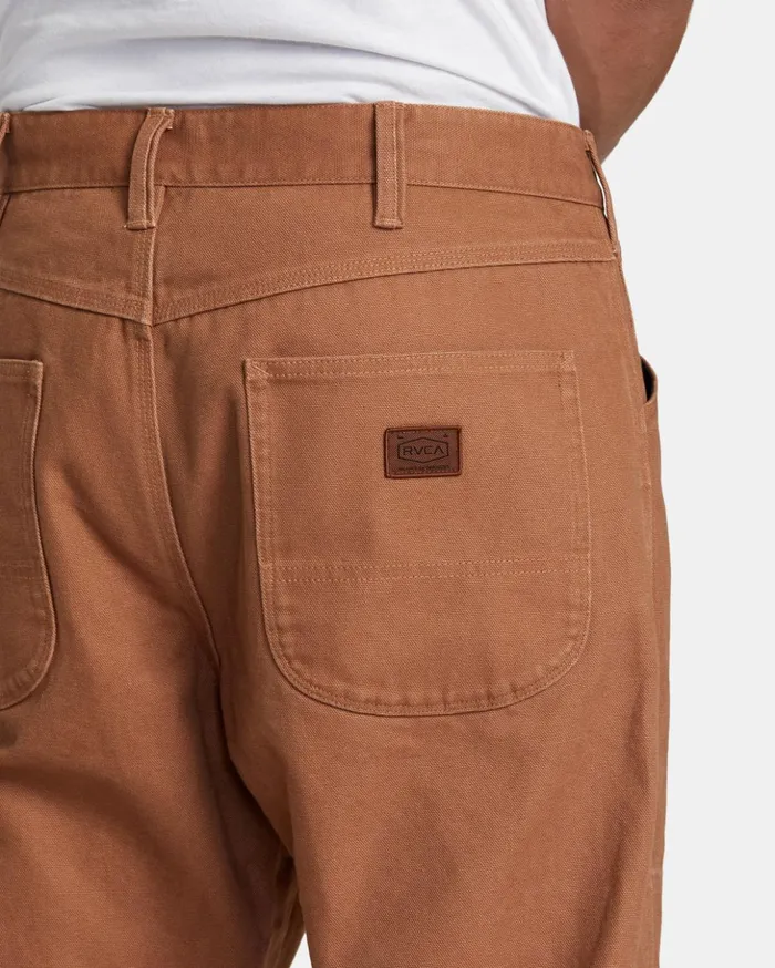 RVCA Pants CHAINMAIL RELAXED FIT PANT Rawhide 8211 Men