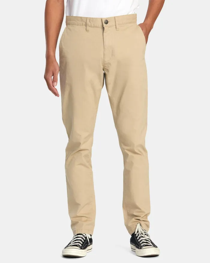 RVCA Pants Daggers Chino Pants Khaki 8211 Men