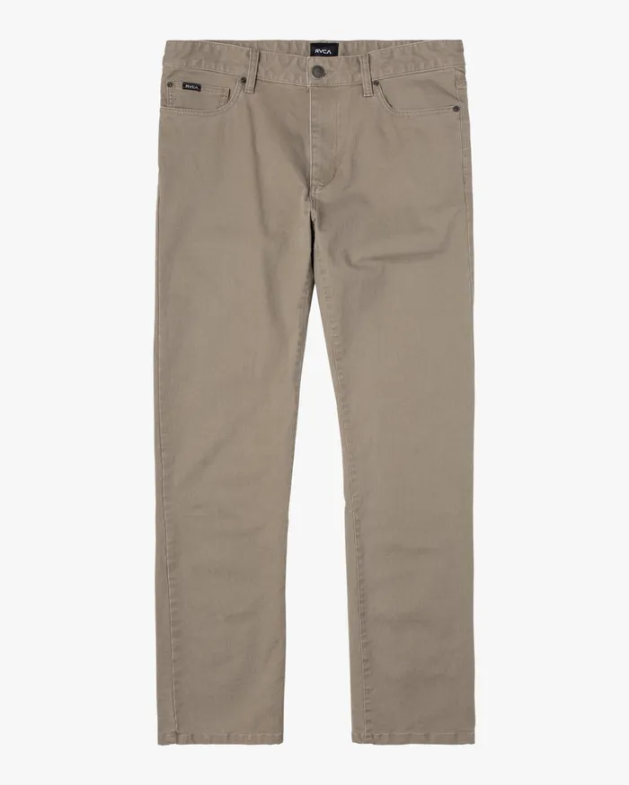 RVCA Pants Daggers Slim Fit Twill Pants Wood 8211 Men
