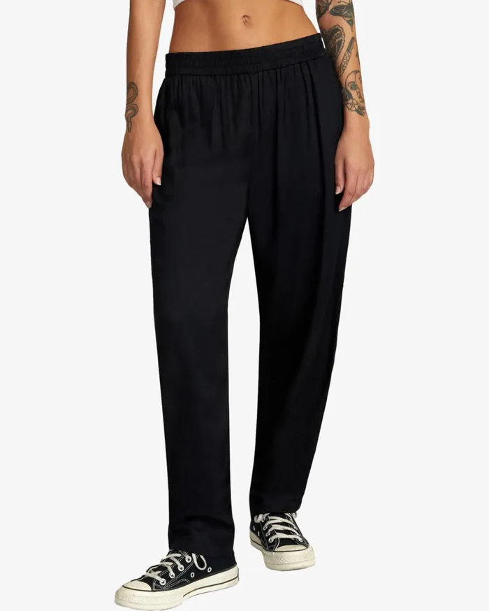 RVCA Pants New Yume Beach Pants Black 8211 Women