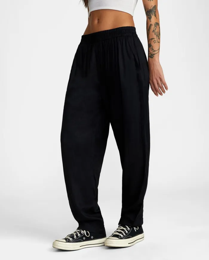 RVCA Pants New Yume Beach Pants Black 8211 Women