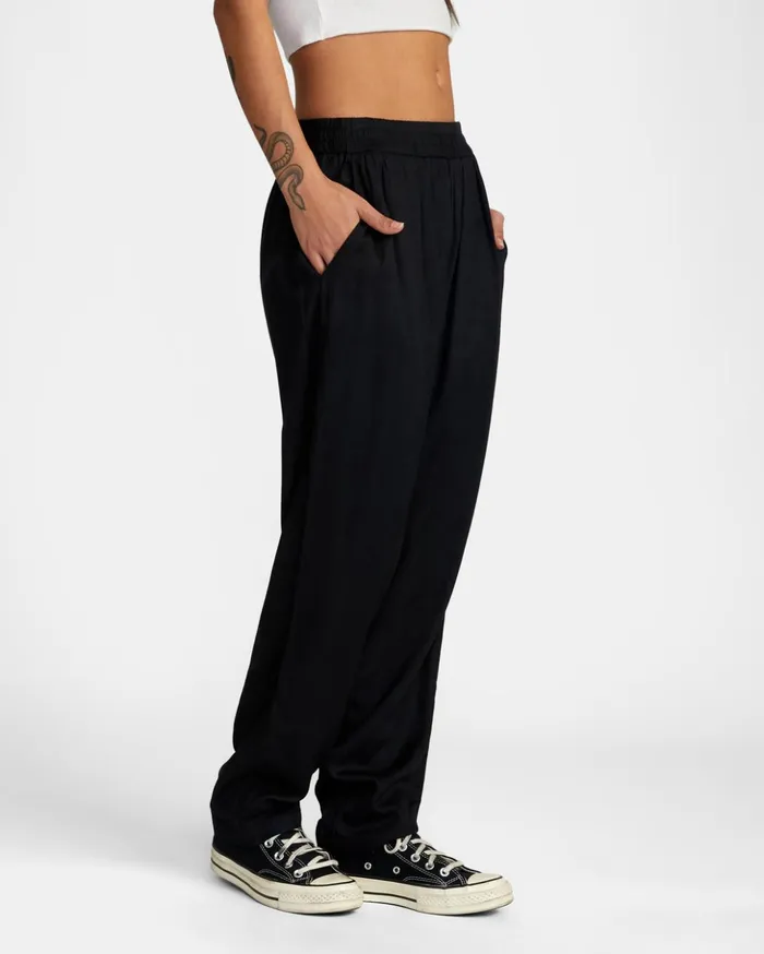 RVCA Pants New Yume Beach Pants Black 8211 Women