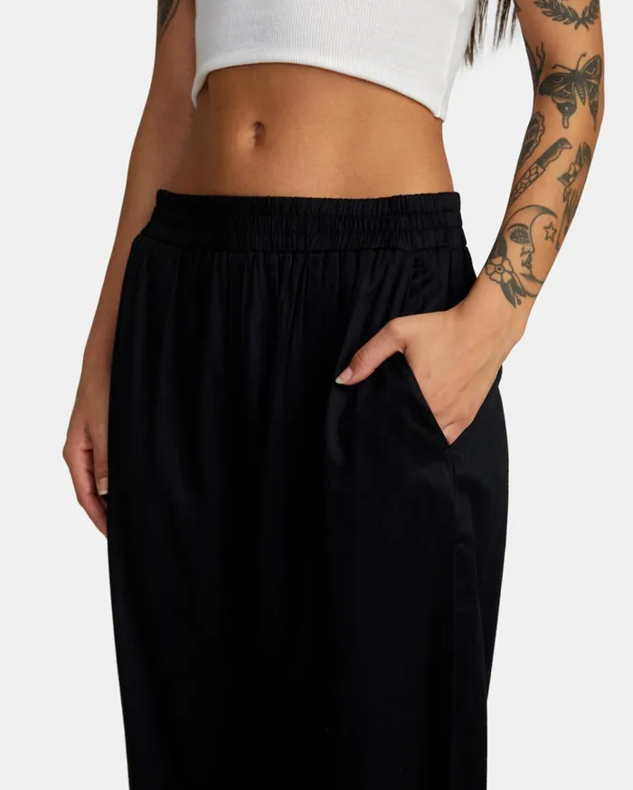 RVCA Pants New Yume Beach Pants Black 8211 Women
