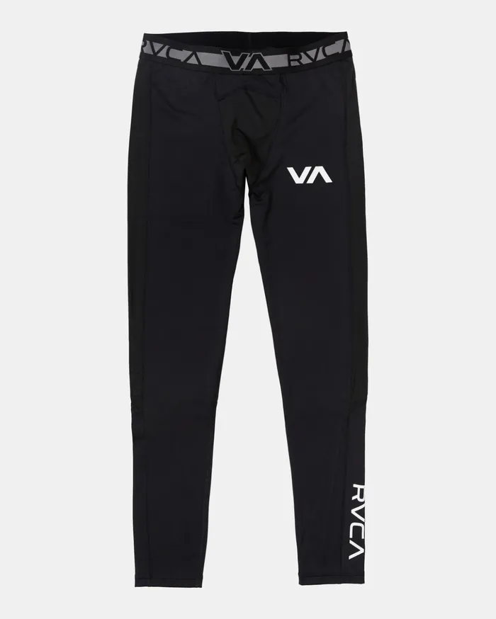 RVCA Pants VA Sport Compression Tights Black 8211 Men