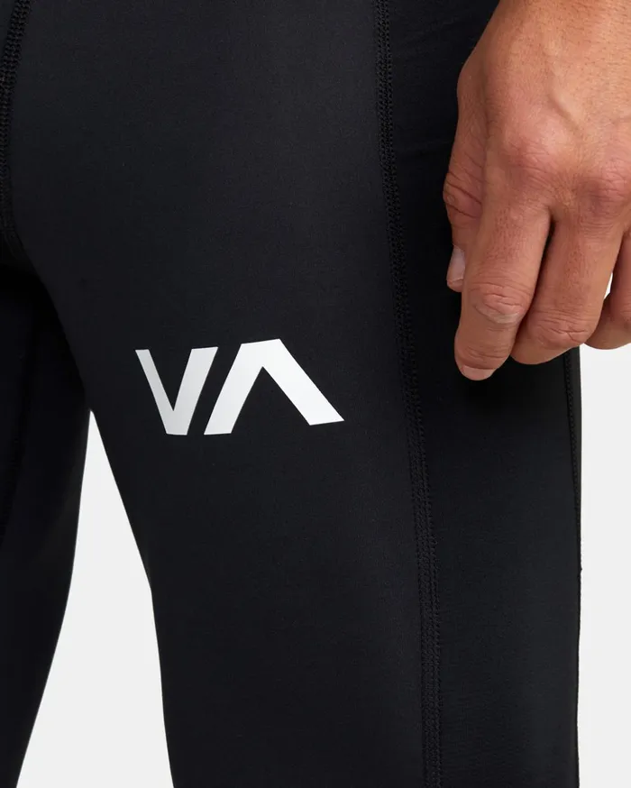 RVCA Pants VA Sport Compression Tights Black 8211 Men