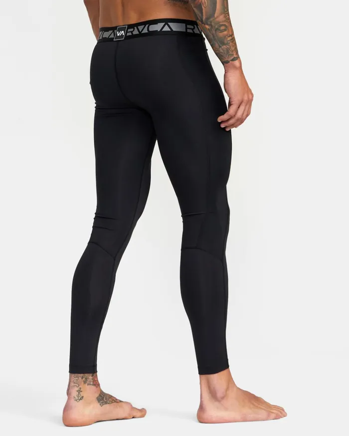 RVCA Pants VA Sport Compression Tights Black 8211 Men