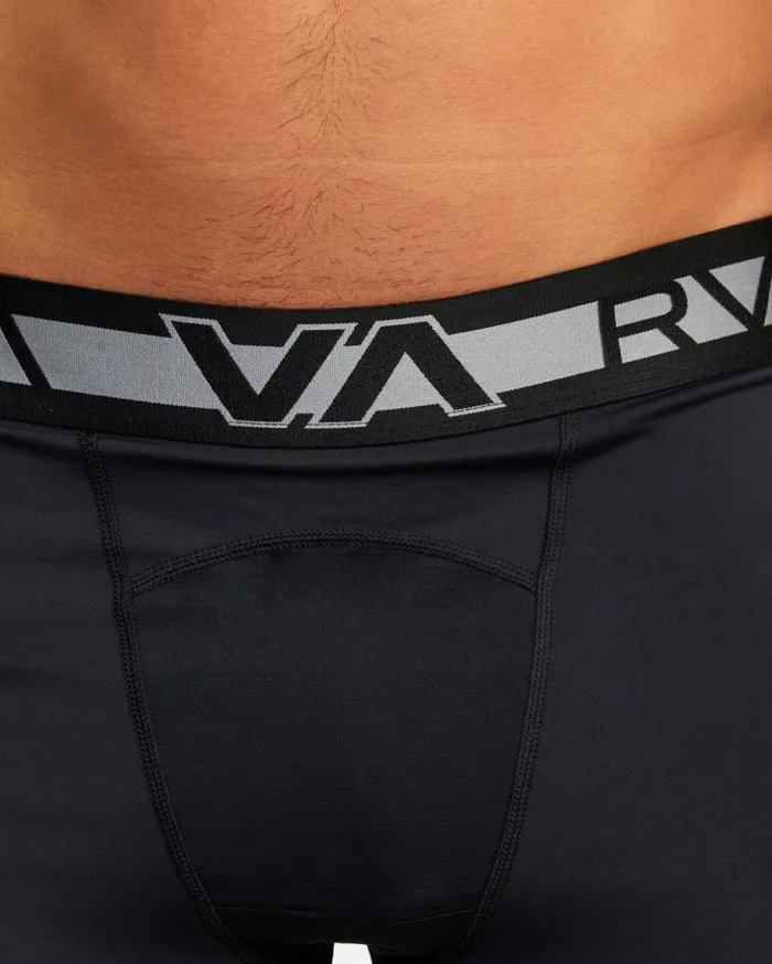 RVCA Pants VA Sport Compression Tights Black 8211 Men