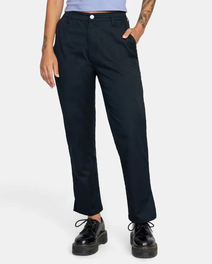RVCA Pants Weekend Stretch Pants True Black 8211 Women