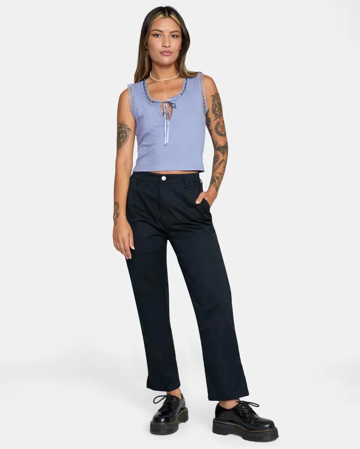 RVCA Pants Weekend Stretch Pants True Black 8211 Women
