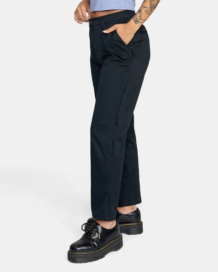 RVCA Pants Weekend Stretch Pants True Black 8211 Women