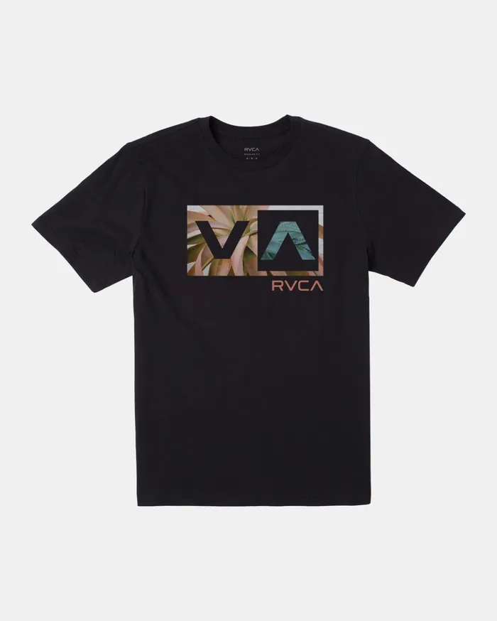 RVCA Short Sleeves Balance Box TShirt Black 8211 Men