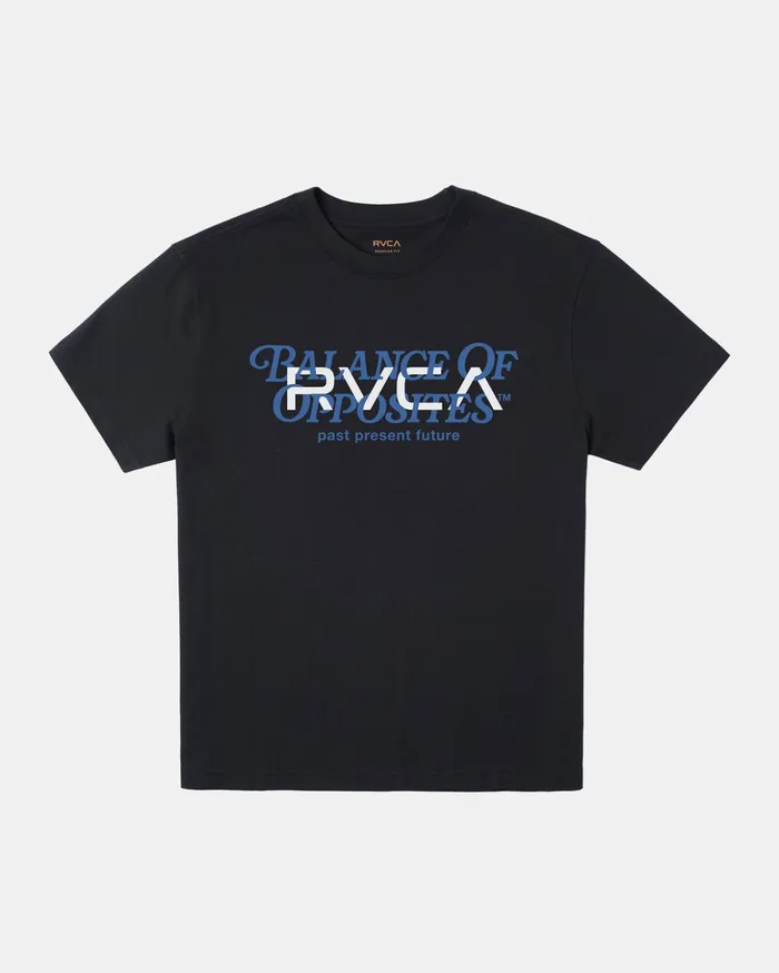 RVCA Short Sleeves Big Balance Tee Black 8211 Men