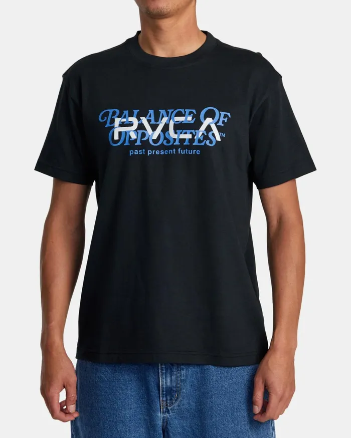 RVCA Short Sleeves Big Balance Tee Black 8211 Men