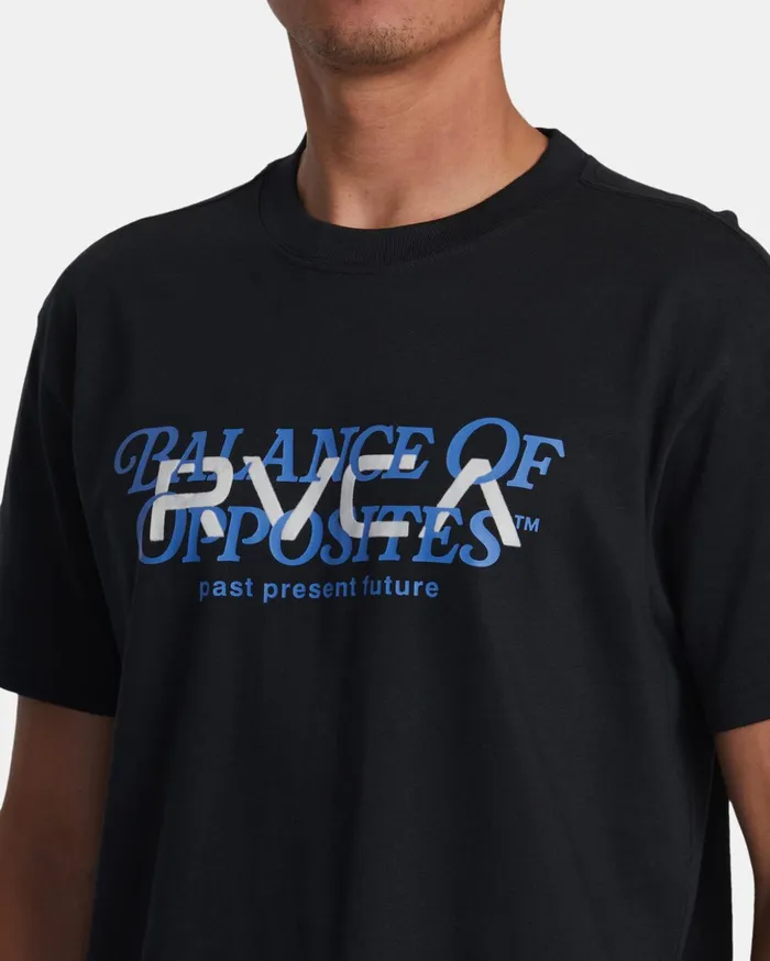 RVCA Short Sleeves Big Balance Tee Black 8211 Men