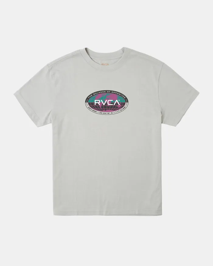 RVCA Short Sleeves Global Tee Mirage 8211 Men