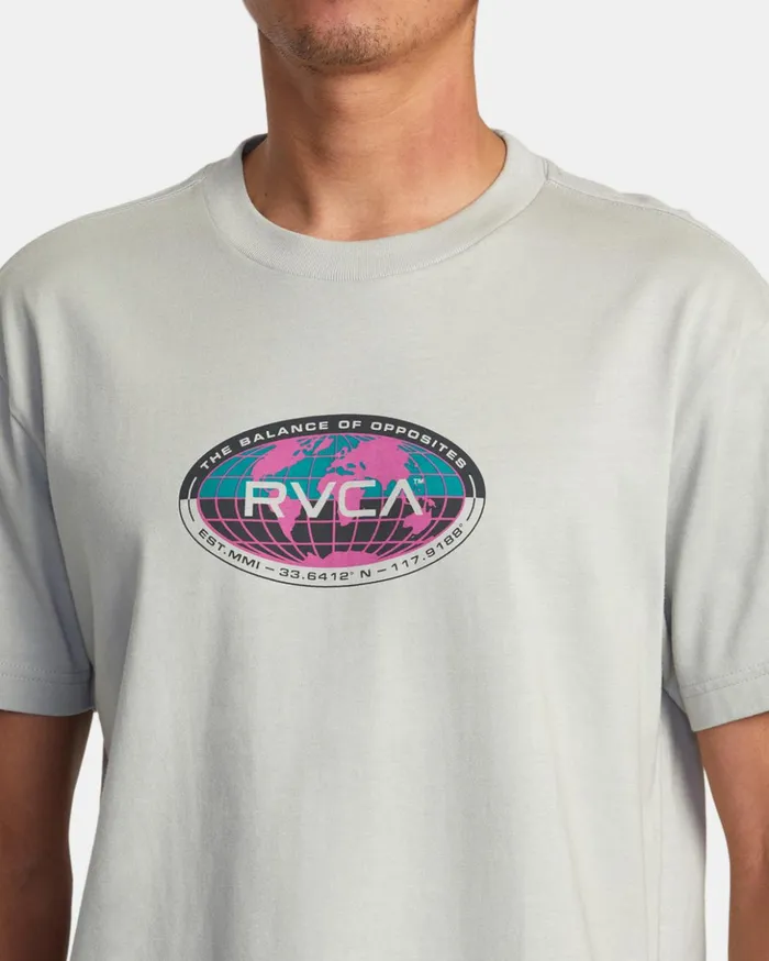 RVCA Short Sleeves Global Tee Mirage 8211 Men