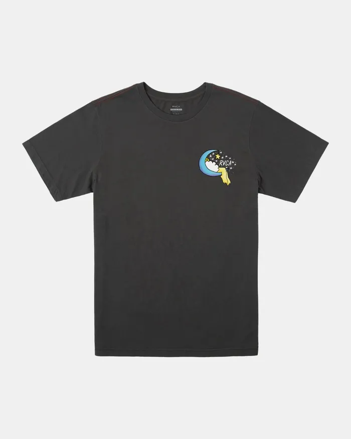 RVCA Short Sleeves Jesse Lortz Sweet Dreams Tee Pirate Black 8211 Men