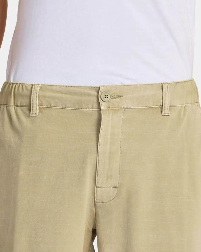 RVCA Shorts Hybrids All Time Coastal Rinsed Hybrid 19034 Shorts Khaki 8211 Men RVCA Shorts Hybrids All Time Coastal Rinsed Hybrid 19034 Shorts Khaki 8211 Men