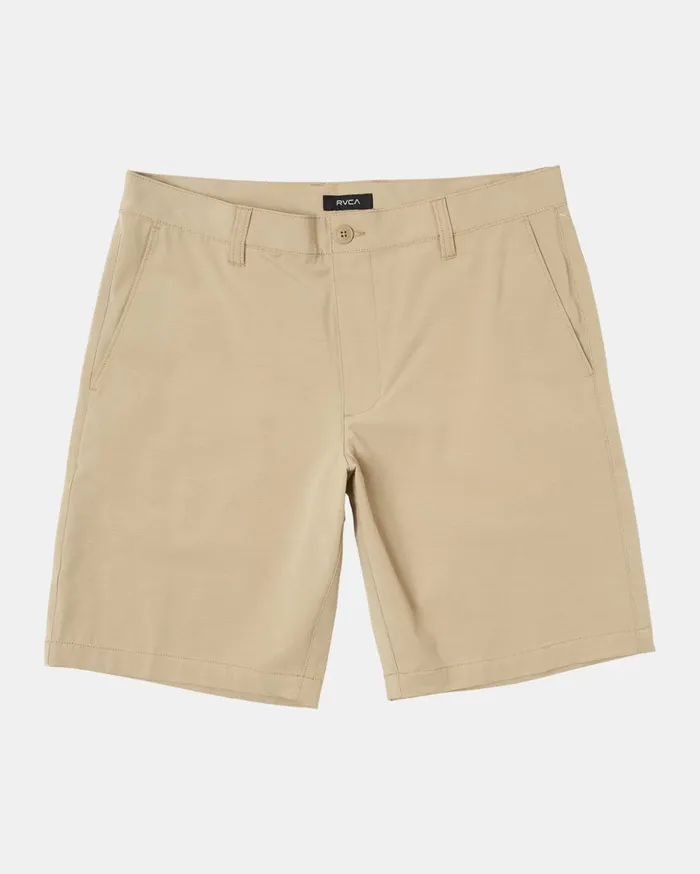 RVCA Shorts Hybrids All Time Coastal Rinsed Hybrid 19034 Shorts Khaki 8211 Men RVCA Shorts Hybrids All Time Coastal Rinsed Hybrid 19034 Shorts Khaki 8211 Men