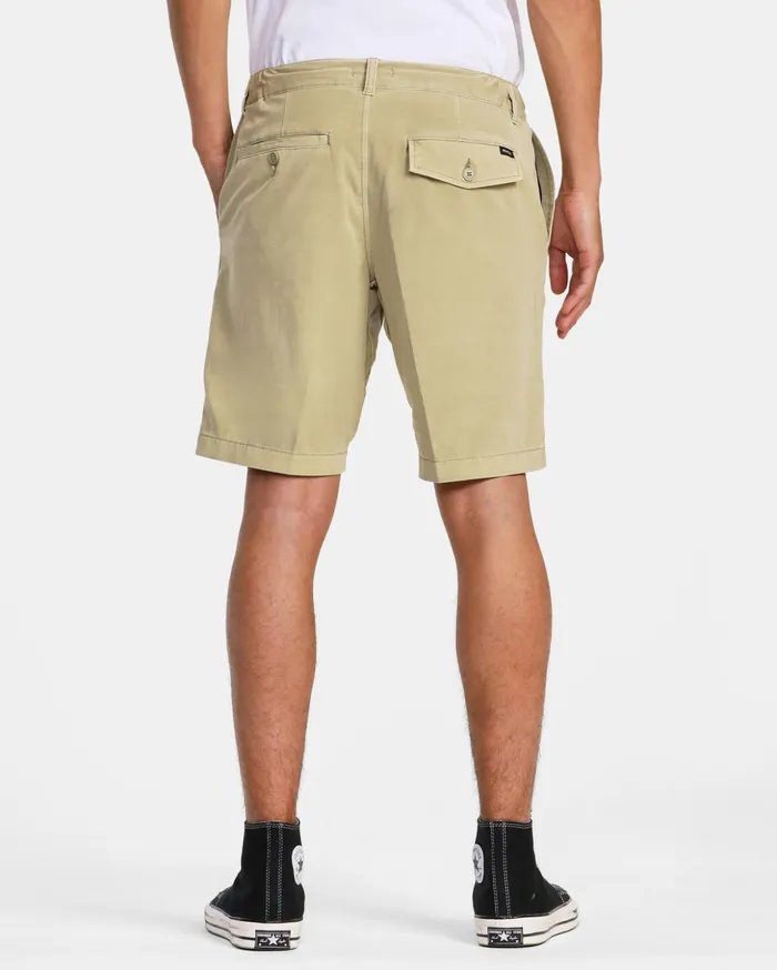 RVCA Shorts Hybrids All Time Coastal Rinsed Hybrid 19034 Shorts Khaki 8211 Men RVCA Shorts Hybrids All Time Coastal Rinsed Hybrid 19034 Shorts Khaki 8211 Men