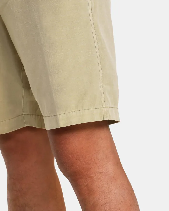 RVCA Shorts Hybrids All Time Coastal Rinsed Hybrid 19034 Shorts Khaki 8211 Men RVCA Shorts Hybrids All Time Coastal Rinsed Hybrid 19034 Shorts Khaki 8211 Men