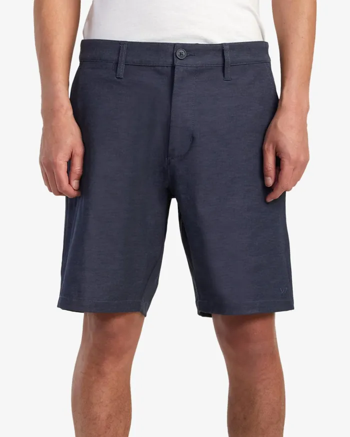 RVCA Shorts Hybrids Back In Hybrid 19034 Shorts Denim Heather 8211 Men