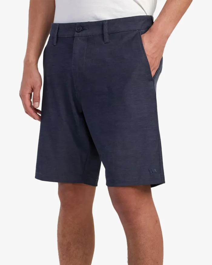 RVCA Shorts Hybrids Back In Hybrid 19034 Shorts Denim Heather 8211 Men