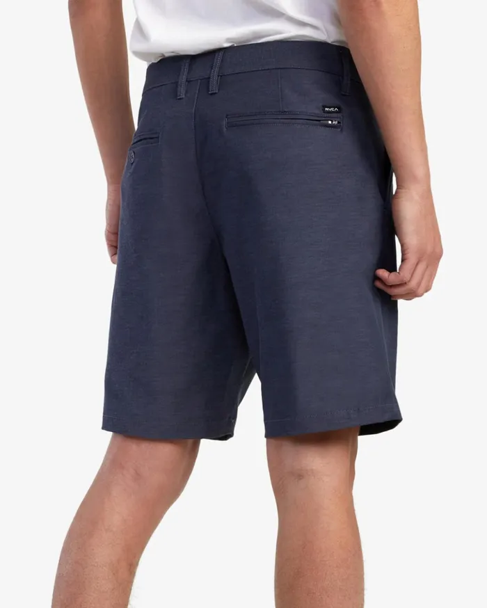 RVCA Shorts Hybrids Back In Hybrid 19034 Shorts Denim Heather 8211 Men