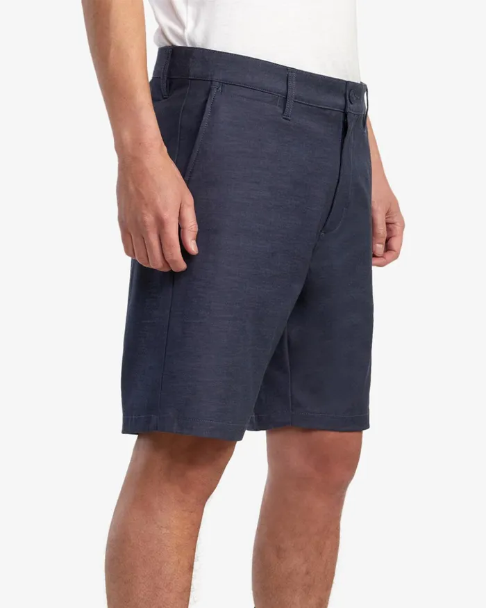 RVCA Shorts Hybrids Back In Hybrid 19034 Shorts Denim Heather 8211 Men
