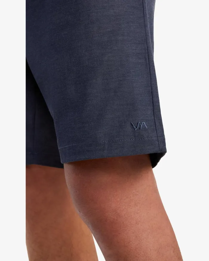 RVCA Shorts Hybrids Back In Hybrid 19034 Shorts Denim Heather 8211 Men