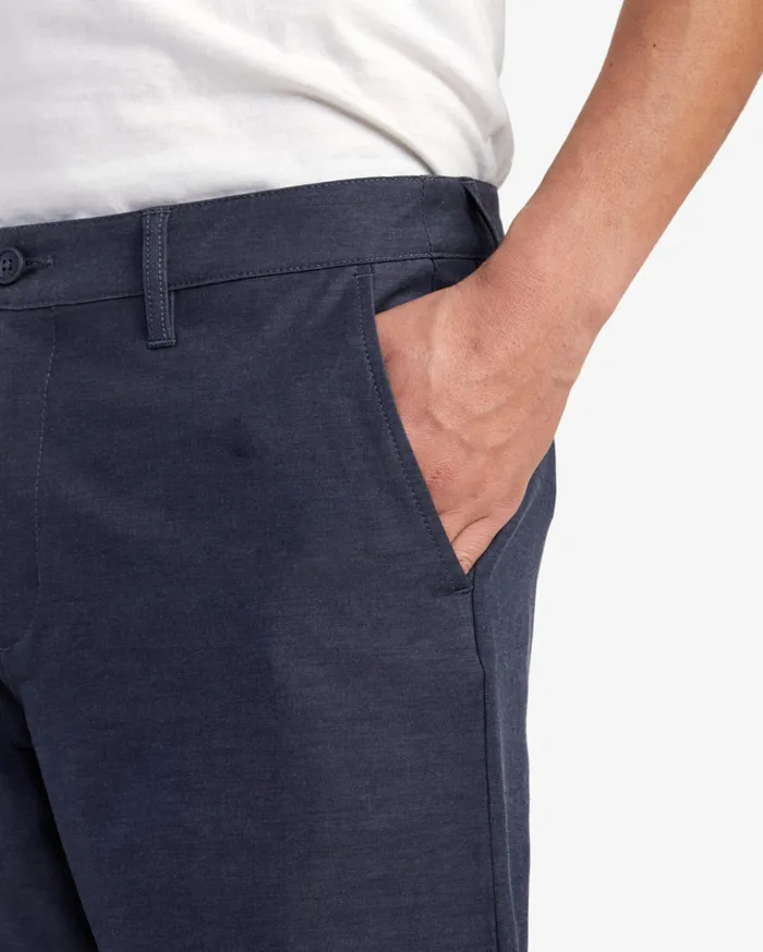 RVCA Shorts Hybrids Back In Hybrid 19034 Shorts Denim Heather 8211 Men