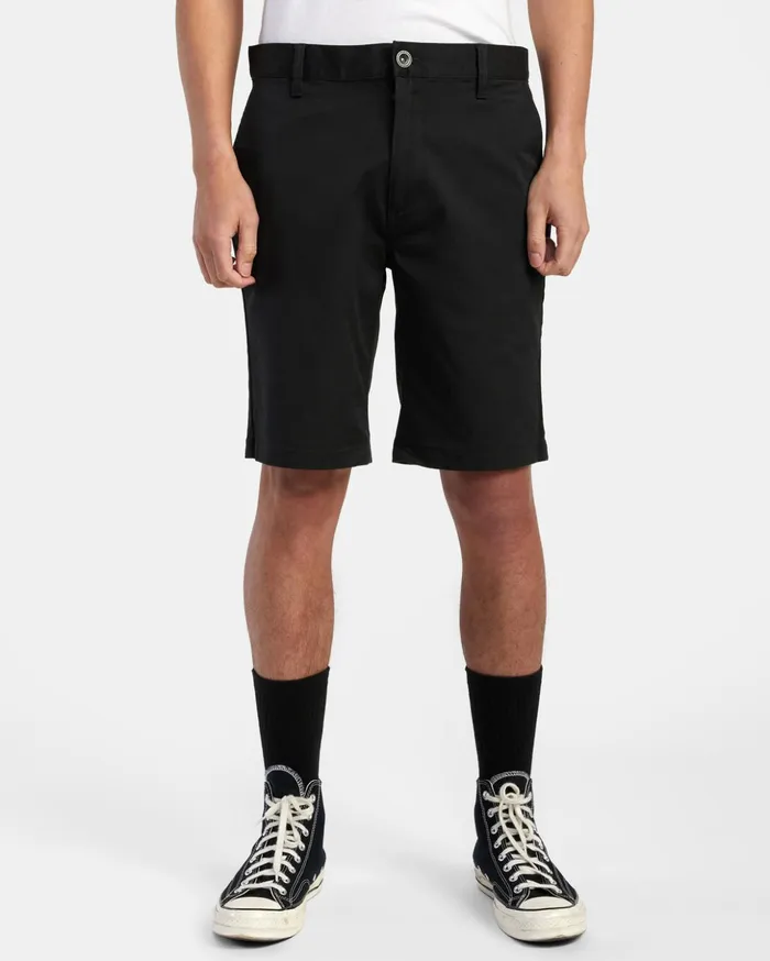 RVCA Shorts Hybrids Weekend Stretch Chino Shorts 20034 Black 8211 Men