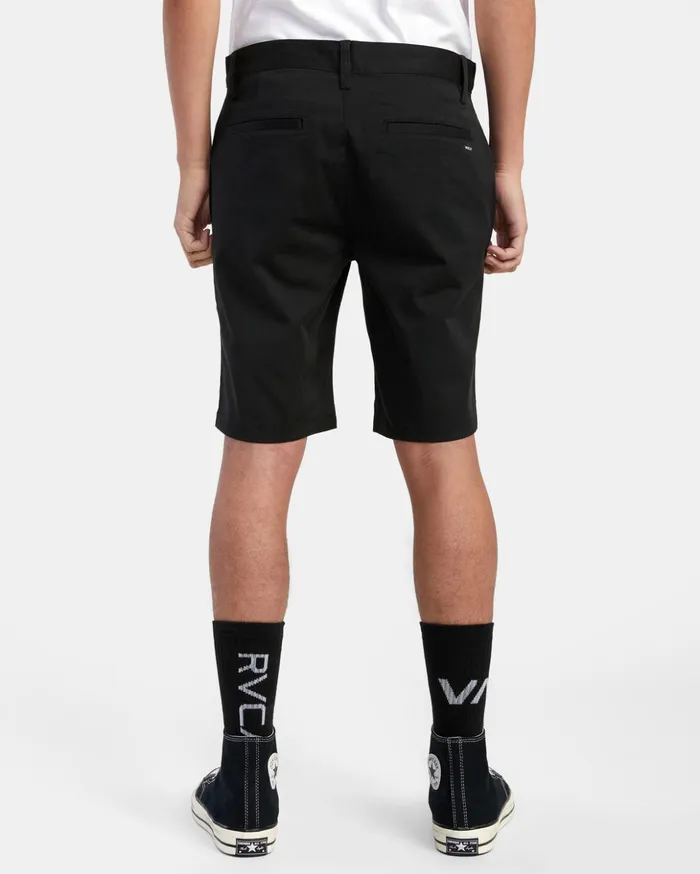 RVCA Shorts Hybrids Weekend Stretch Chino Shorts 20034 Black 8211 Men