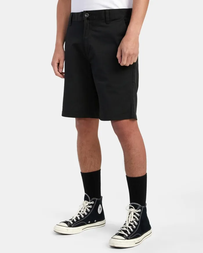 RVCA Shorts Hybrids Weekend Stretch Chino Shorts 20034 Black 8211 Men