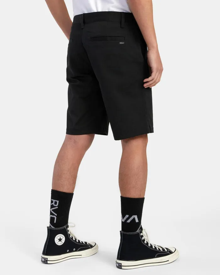 RVCA Shorts Hybrids Weekend Stretch Chino Shorts 20034 Black 8211 Men