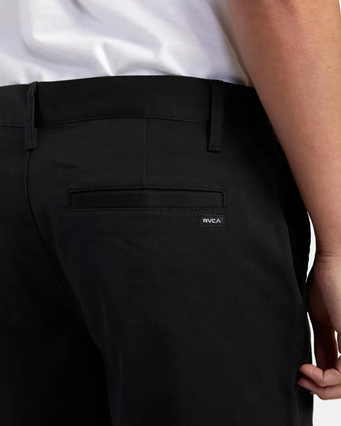 RVCA Shorts Hybrids Weekend Stretch Chino Shorts 20034 Black 8211 Men
