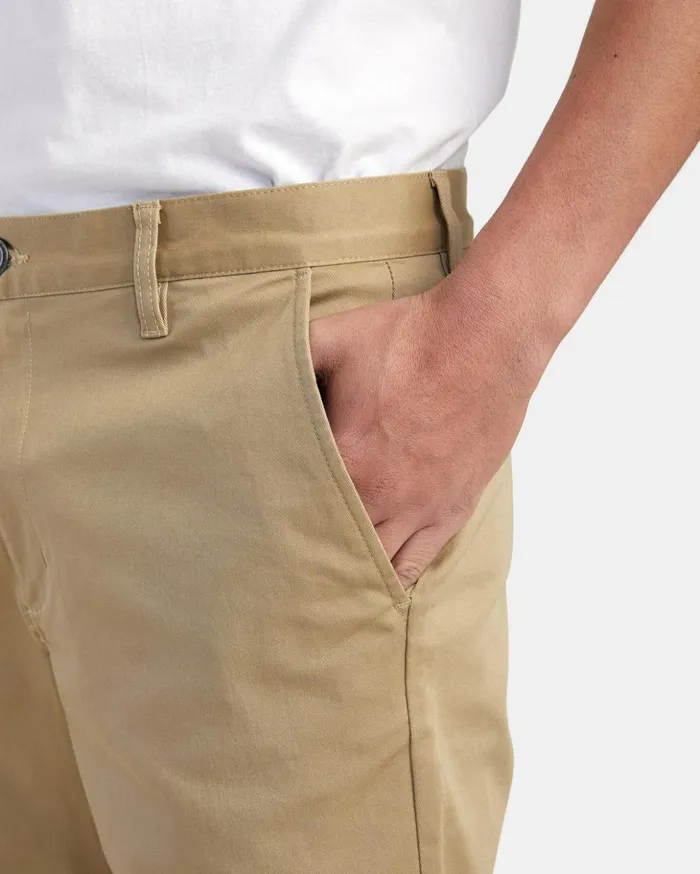 RVCA Shorts Hybrids Weekend Stretch Shorts Khaki 8211 Men