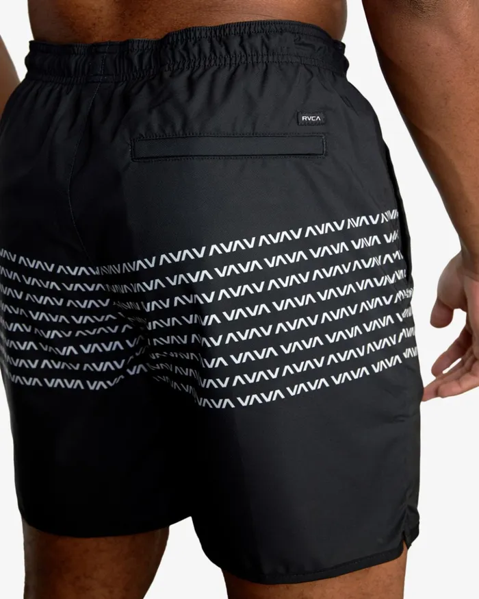 RVCA Shorts Hybrids YOGGER STRETCH ATHLETIC SHORTS 17034 Blackwhite 8211 Men